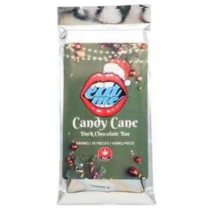 Barra de THC Candy Cane – Chocolate negro