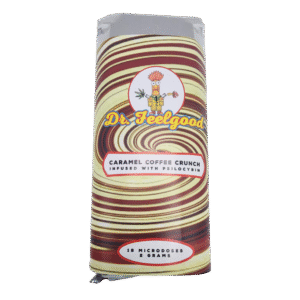 Dr. Feelgood – Barra de chocolate crujiente con café y caramelo