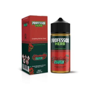 Líquido para vapear con CBD de Professor Herb, 1000 mg, sabor fresa para la tos