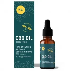 Aceite de CBD de amplio espectro 5% 500 mg 10 ml