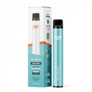 Vaporizador Cool Menthol de 500 mg de CBD y CBG (listo para usar)