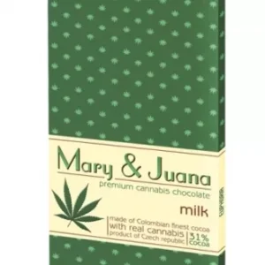 Chocolate con leche premium Mary & Juana 80g